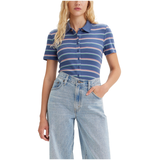 Polo boutonné à coupe cintrée pour femmes, Suki, Levi's Front_Flat