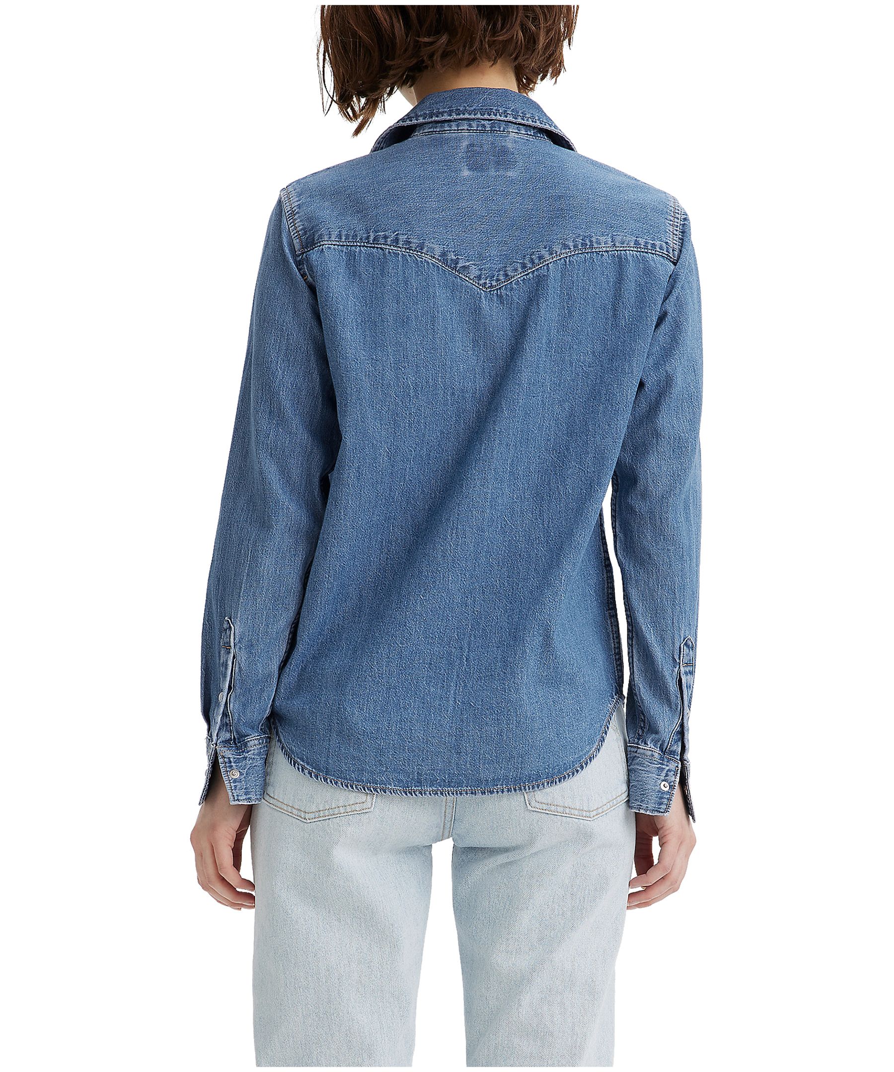 Levi jean shirt womens best sale