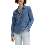 Chemise en denim à manches longues pour femmes, Ultimate Western, Levi's Front_Three_Fourths_Angled_Left
