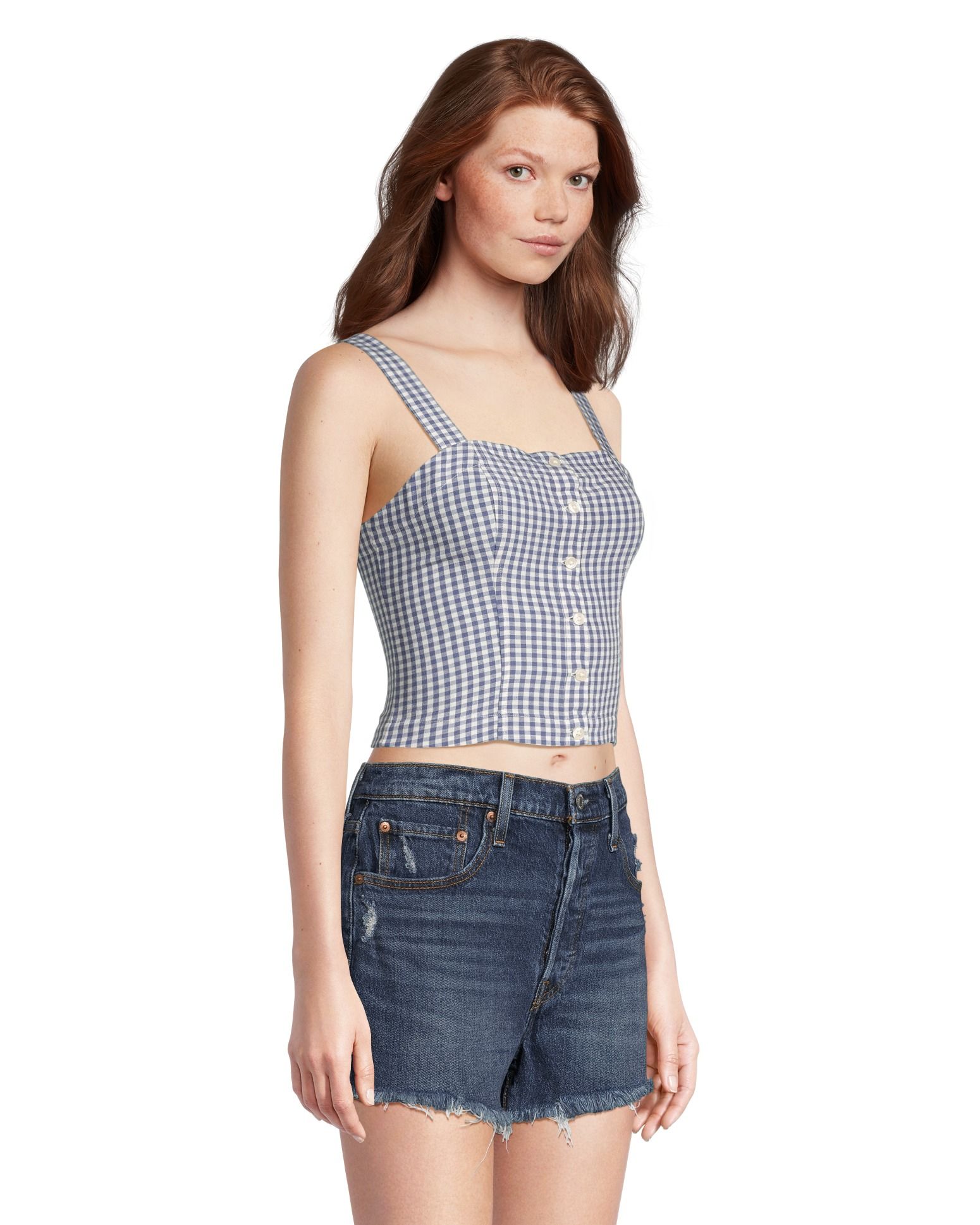 Haut en lin sans manches pour femmes, Lottie