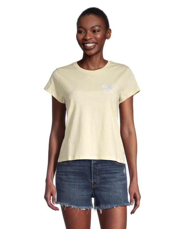 T-shirt graphique en coton authentique pour femmes