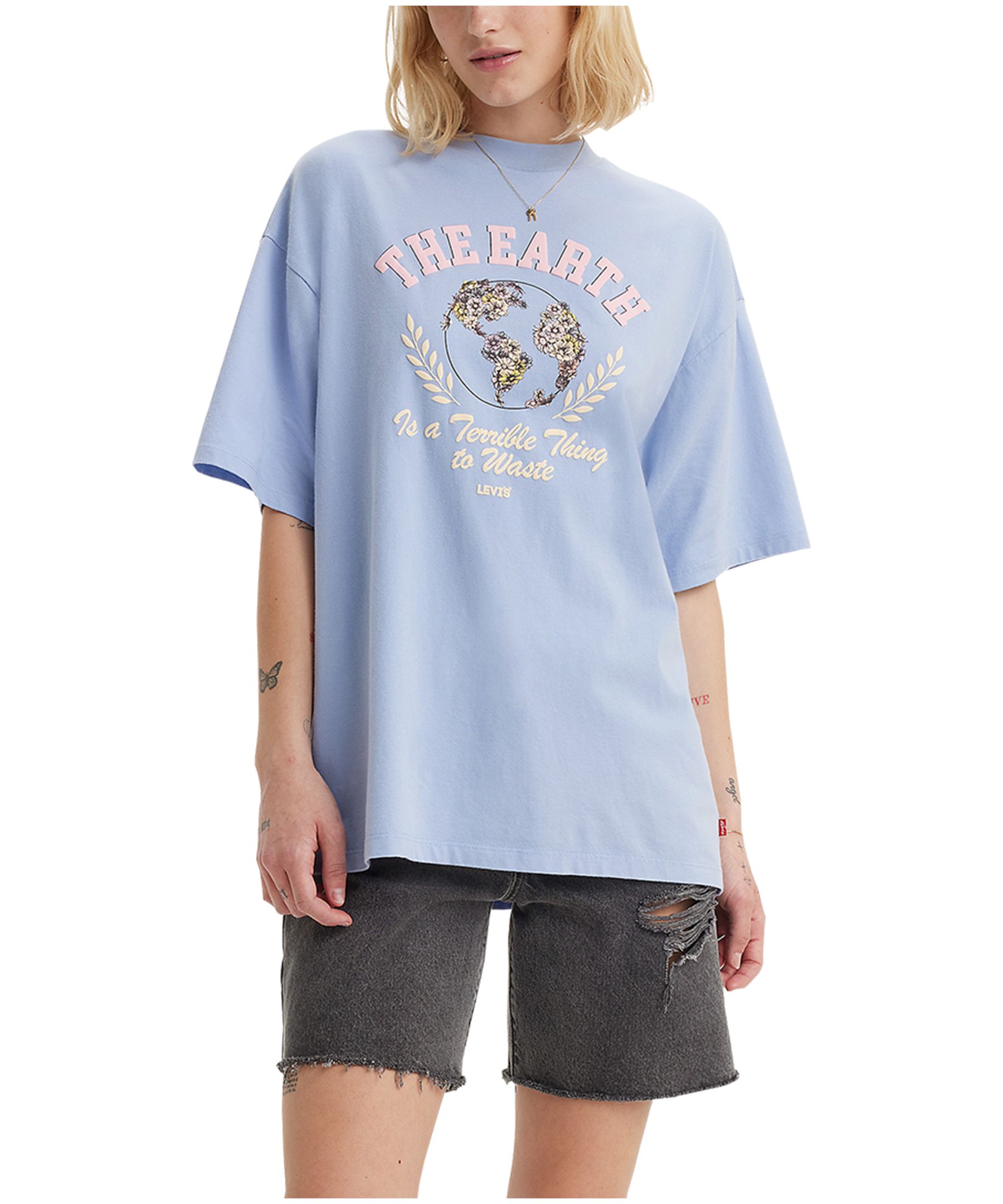 T-shirt graphique tombant pour femmes, Levi's