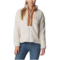 Chandail en molleton avec glissière pleine longueur pour femmes, Boundless Discovery Full Zip II, Columbia Front_Flat
