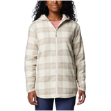Columbia Women's Holly Hideaway Lined Flannel Shirt Jacket Front_Flat