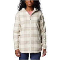 Columbia Women's Holly Hideaway Lined Flannel Shirt Jacket Front_Flat
