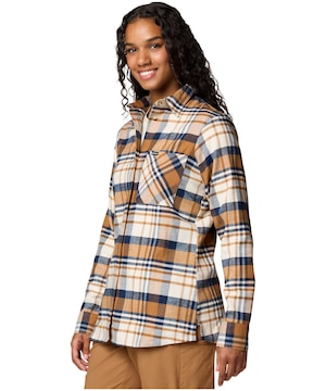Chemise en flanelle à manches longues pour femmes, Calico Basin, Columbia