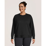 Chandail ottoman à encolure ras du cou pour femmes, Shambhala Front_Flat