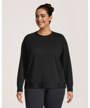 Shambhala Women's Crew Neck Ottoman Pullover