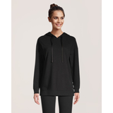 Chandail à capuche doux avec fentes latérales pour femmes, Shambhala Front_Flat