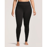 Legging pleine longueur doublé en molleton avec poches pour femmes, Shambhala Front_Flat