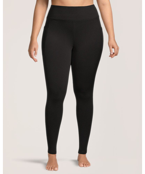 Legging pleine longueur doublé en molleton avec poches pour femmes, Shambhala