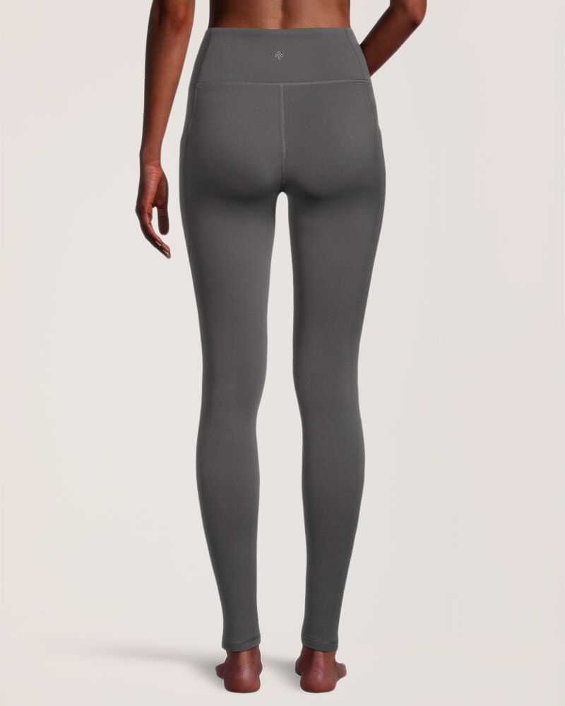 Legging pleine longueur doublé en molleton avec poches pour femmes, Shambhala