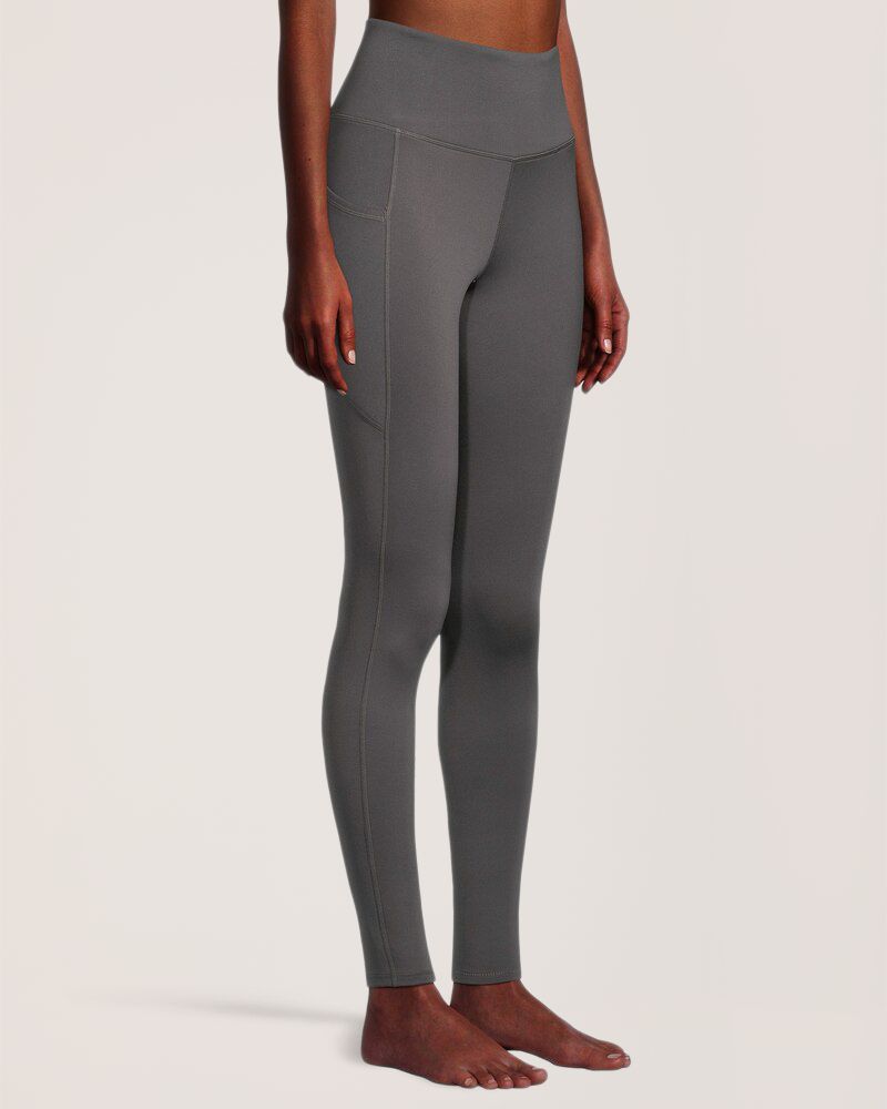 Legging pleine longueur doublé en molleton avec poches pour femmes, Shambhala