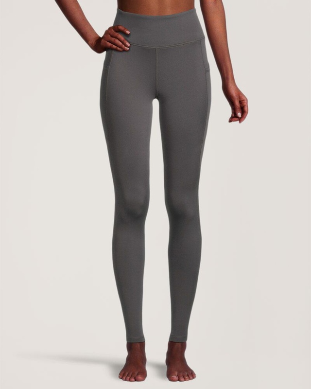 Legging pleine longueur doublé en molleton avec poches pour femmes, Shambhala