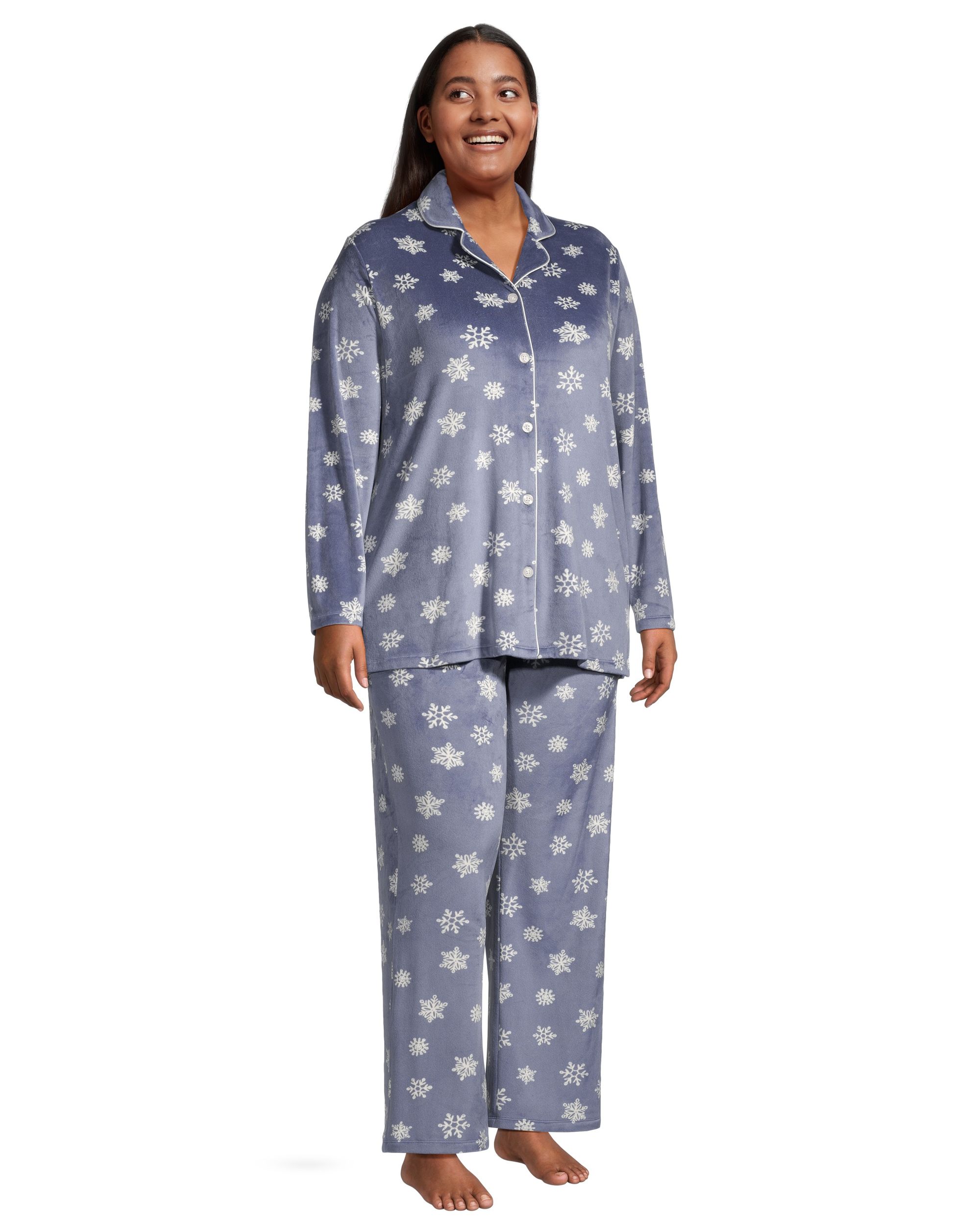 Women's plush pajama set sale