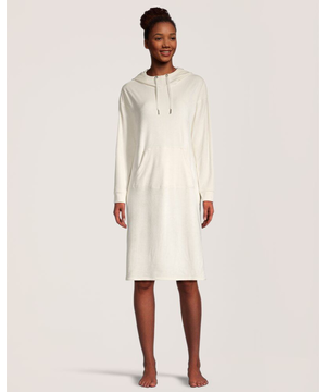 Denver Hayes Women's Velour Plush Hooded Night Shirt