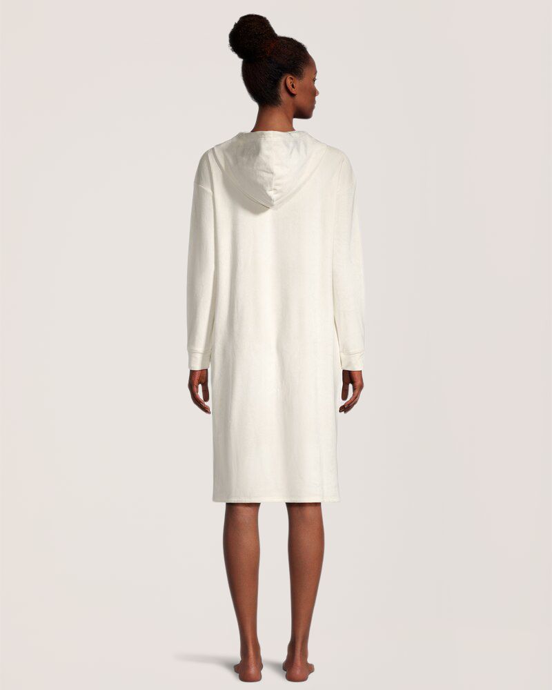 Denver Hayes Women's Velour Plush Hooded Night Shirt