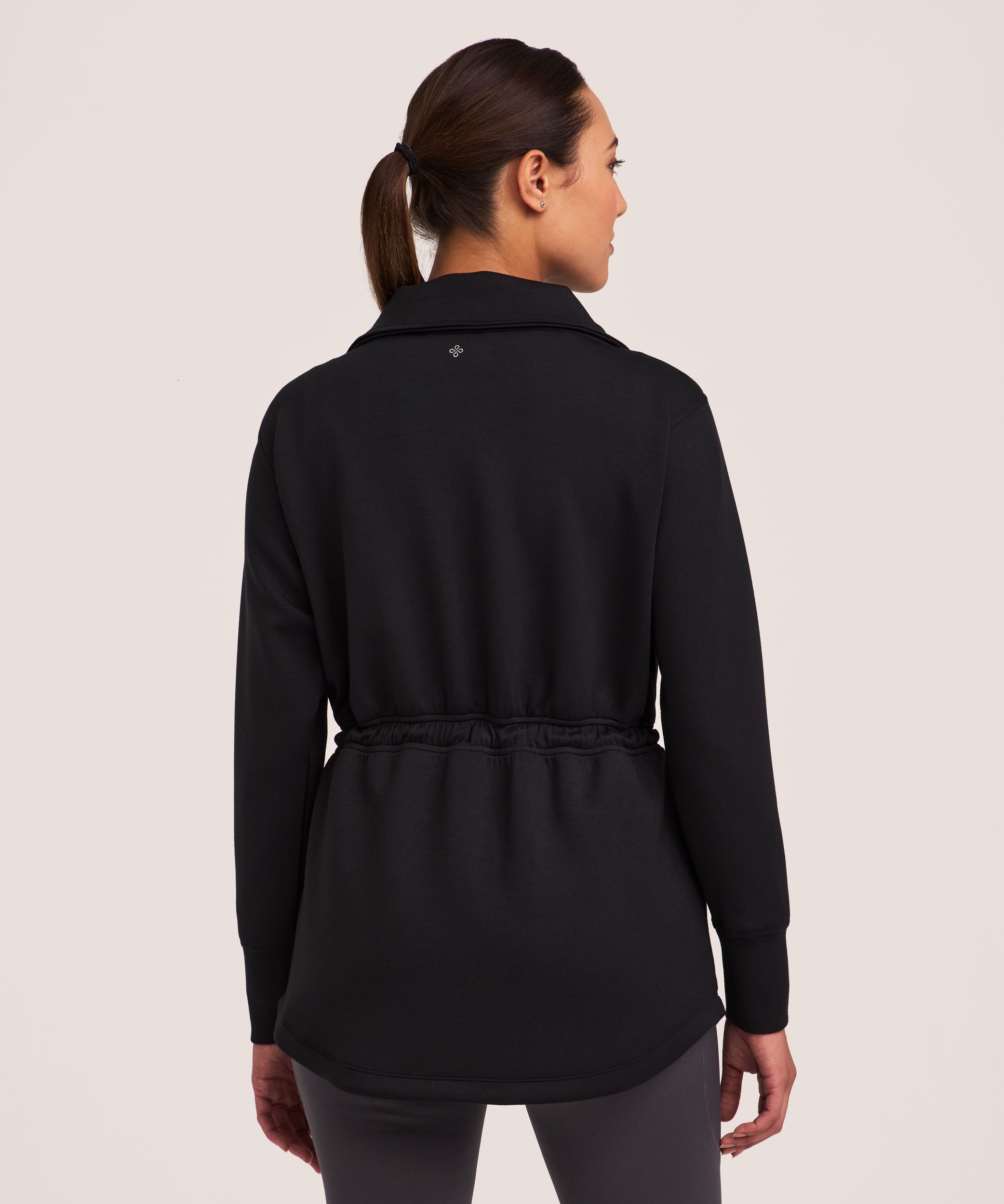 Tunique Shambhala à taille cintrée et à glissière pleine longueur pour femmes