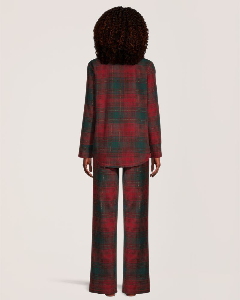 Ensemble de pyjama 2&nbsp;pièces en flanelle pour femmes, WindRiver