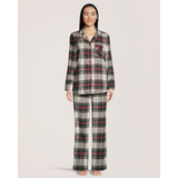 Ensemble de pyjama 2&nbsp;pièces en flanelle pour femmes, WindRiver Front_Flat