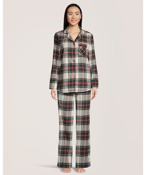 Ensemble de pyjama 2&nbsp;pièces en flanelle pour femmes, WindRiver