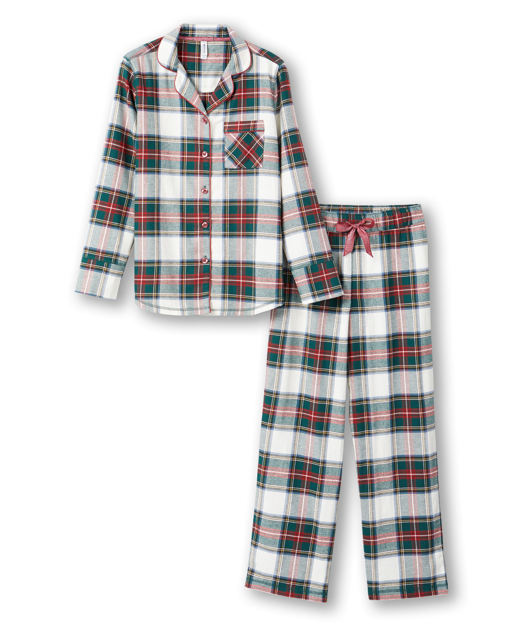 Women's 2 piece flannel pajamas sale