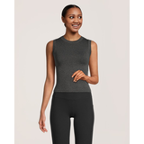 Débardeur sans coutures ajusté pour femmes, Shambhala Front_Flat