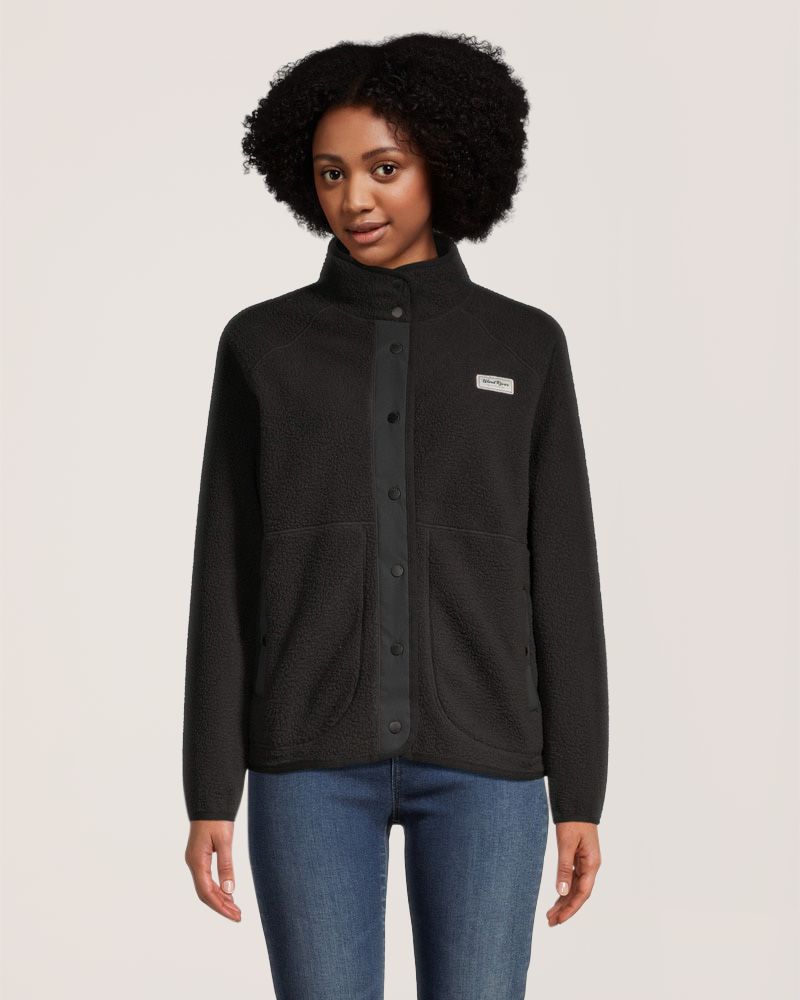 WindRiver Heritage Women's Full Snap T-Max Sherpa Fleece