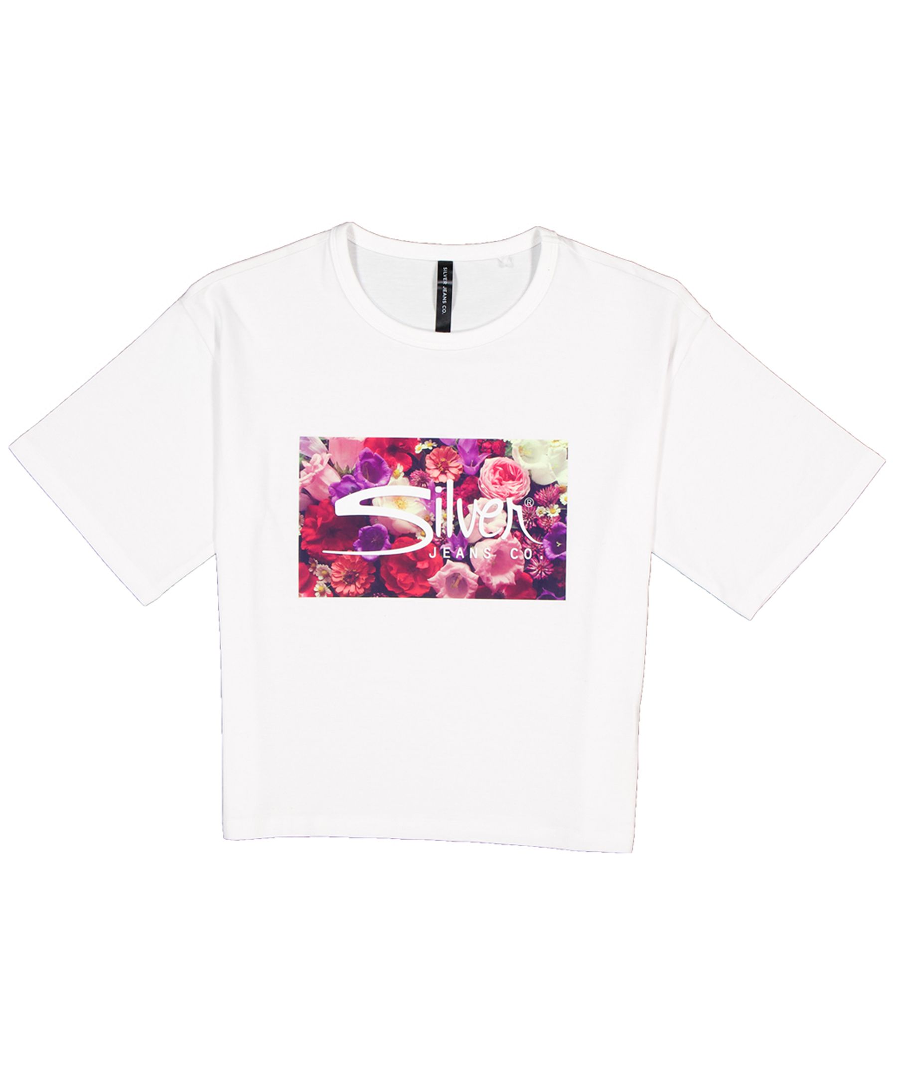 T-shirt court pour femmes, Silver