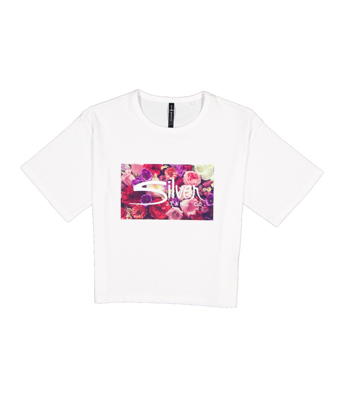 T-shirt court pour femmes, Silver