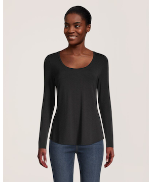 T-shirt à encolure échancrée pour femmes, Denver Hayes