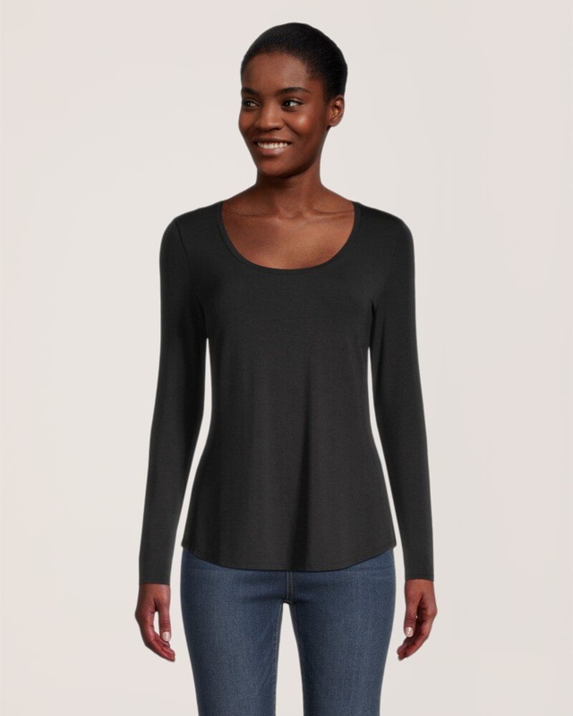 T-shirt à encolure échancrée pour femmes, Denver Hayes