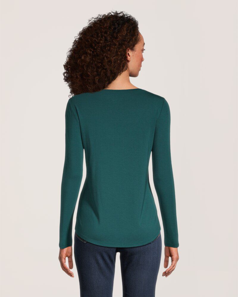 T-shirt à encolure échancrée pour femmes, Denver Hayes