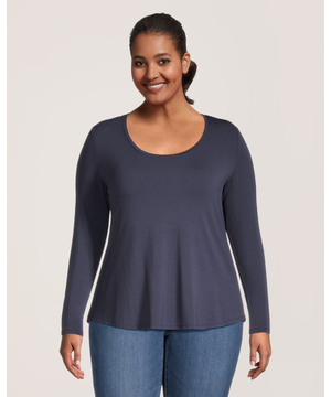 T-shirt à encolure échancrée pour femmes, Denver Hayes