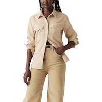 Levi's Women's The Ultimate Westen Shirt Front_Angled_Left