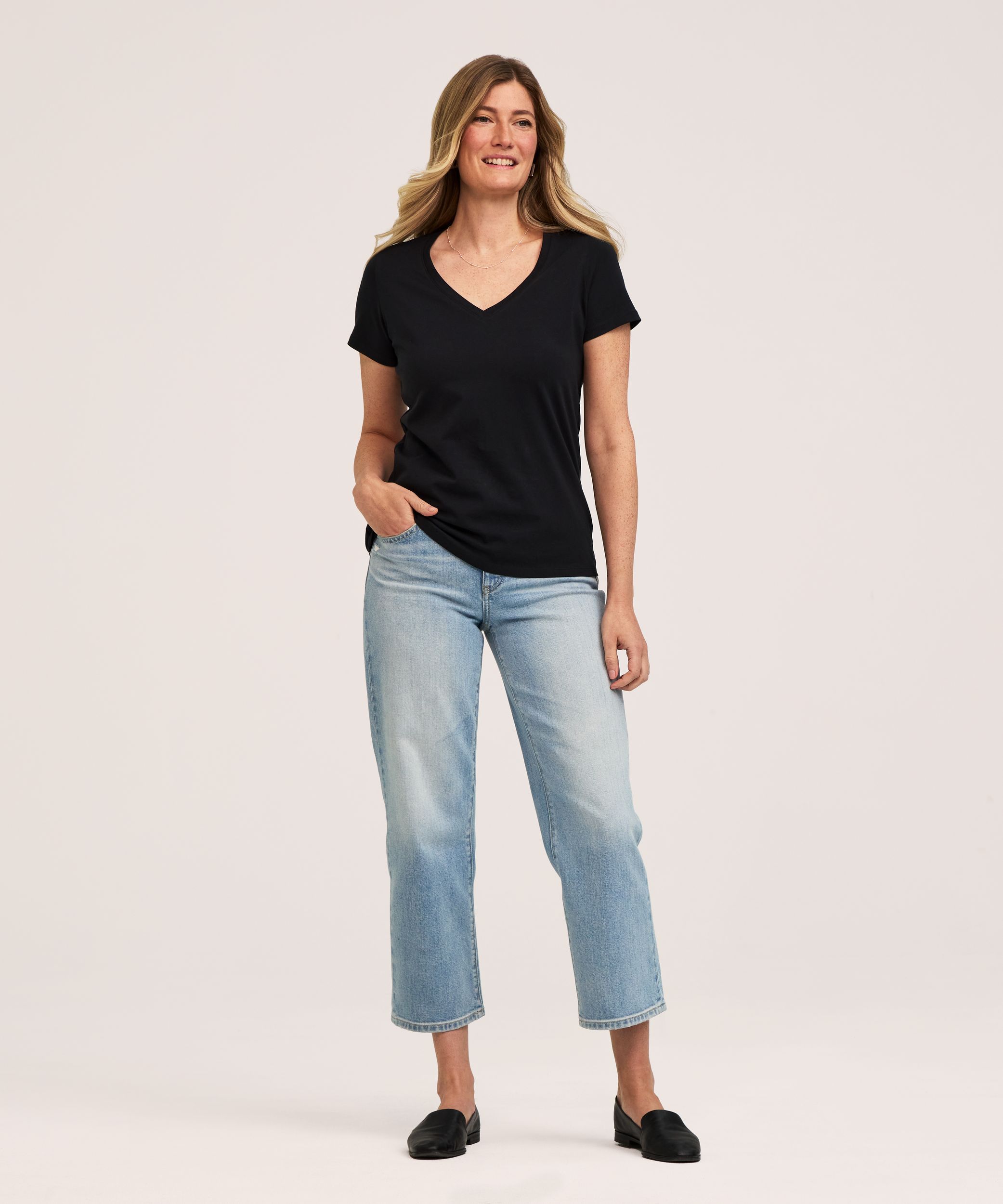 Chemisier Ann Taylor Femme Noir/blanc - Manches Sans, Col V, Plissé - Taille M