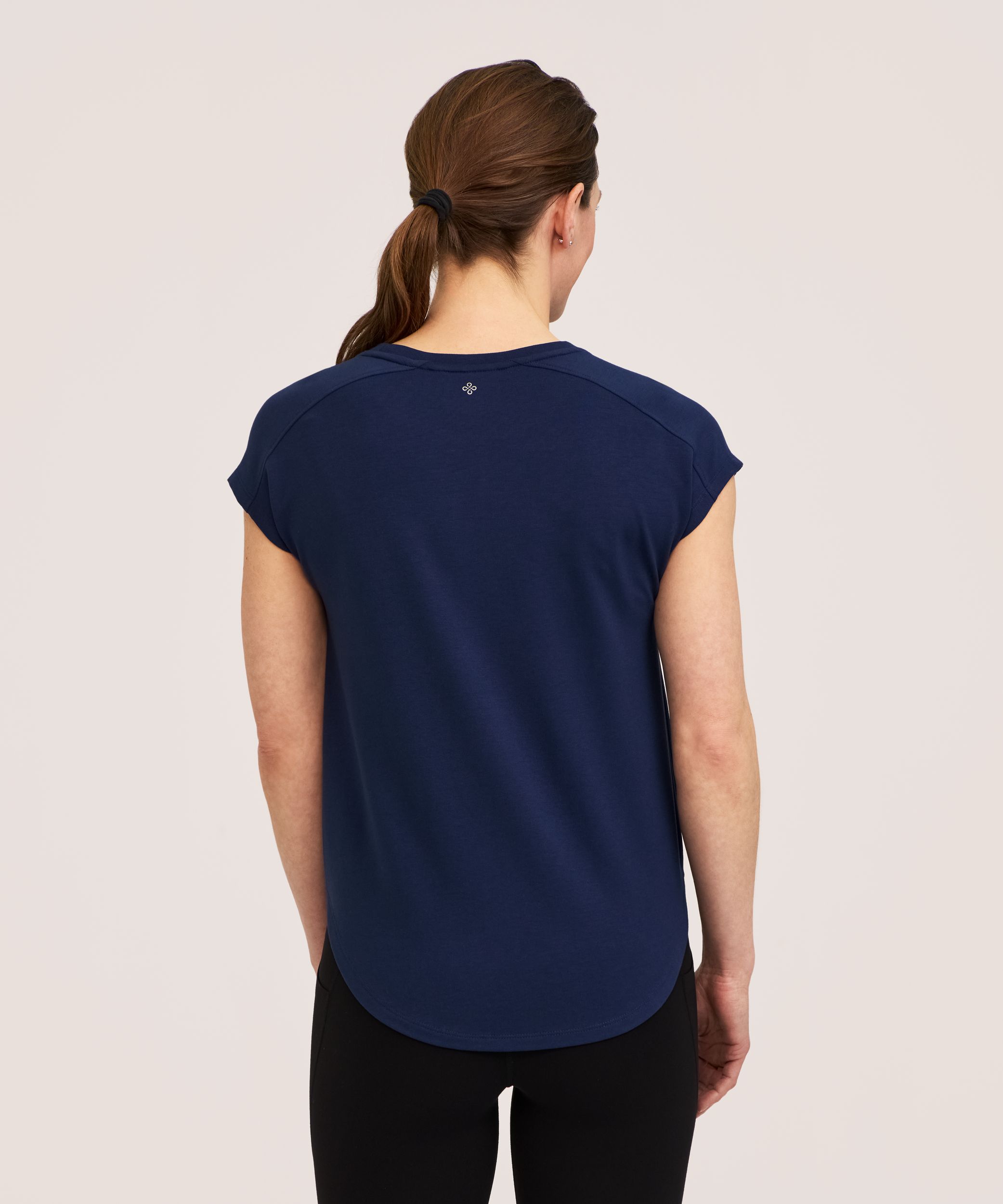 T-shirt de tous les jours à manches courtes pour femmes, Shambhala