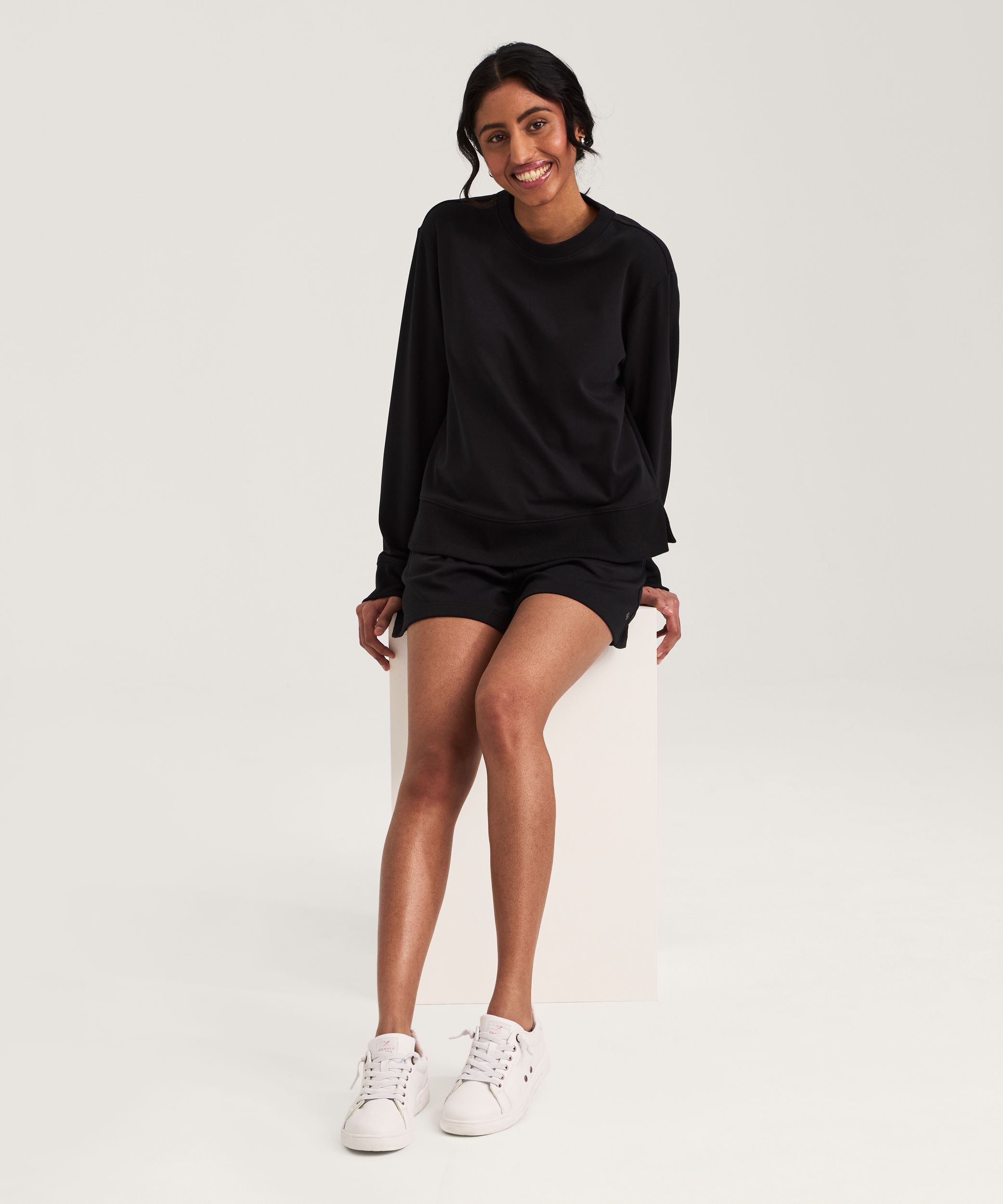 Chandail en molleton à encolure ras du cou pour femmes, Shambhala