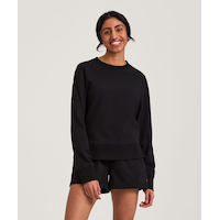 Chandail en molleton à encolure ras du cou pour femmes, Shambhala Front_Flat