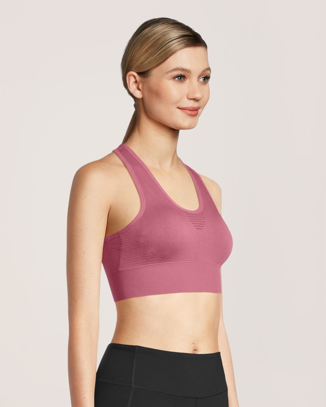 Soutien-gorge côtelé confortable sans coutures pour femmes, Shambhala, Live-In Confidence