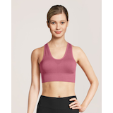 Soutien-gorge côtelé confortable sans coutures pour femmes, Shambhala, Live-In Confidence Front_Flat