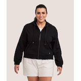 Chandail à capuche décontracté à fermeture à glissière pour femmes, Shambhala Front_Flat