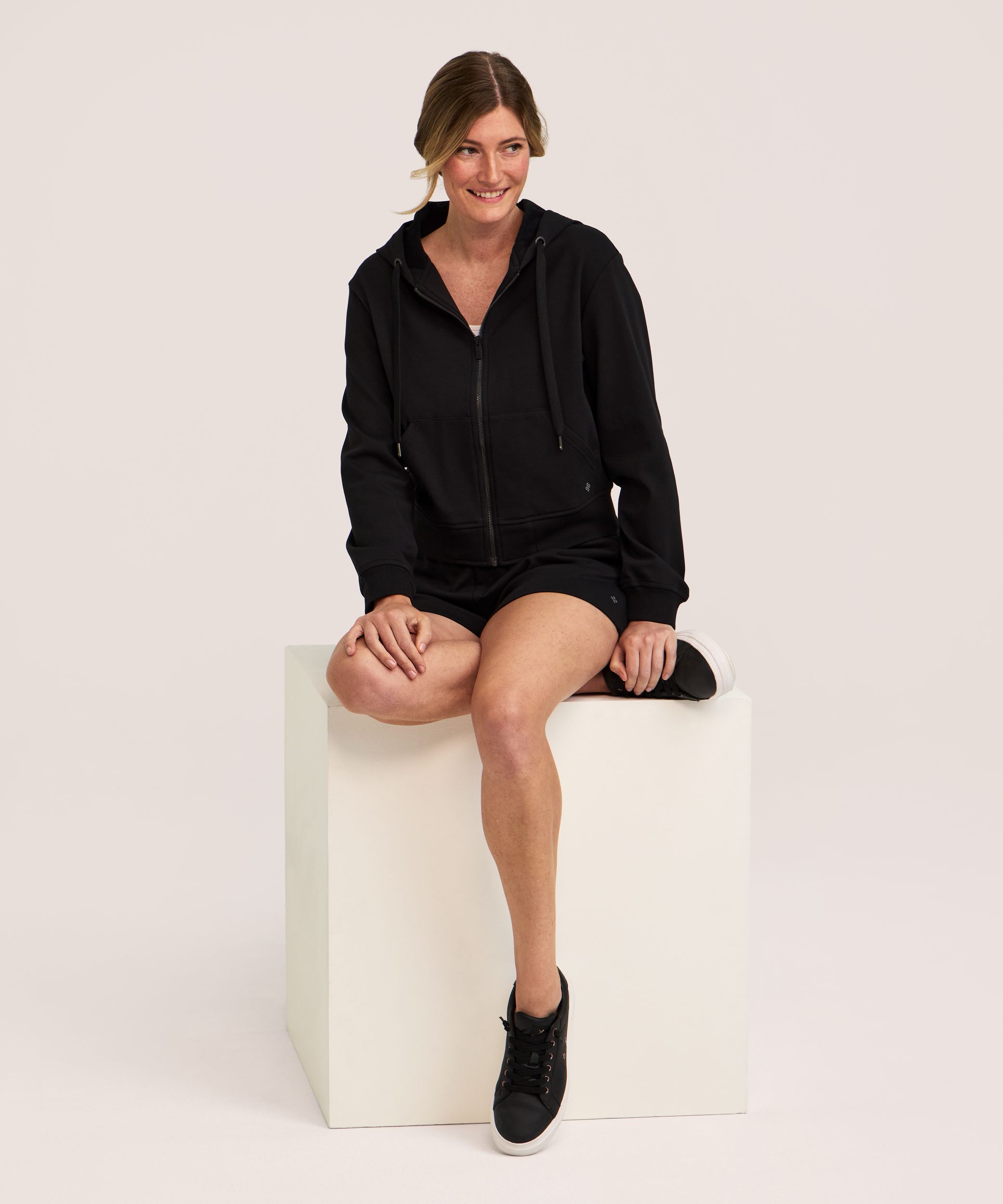 Chandail à capuche décontracté à fermeture à glissière pour femmes, Shambhala