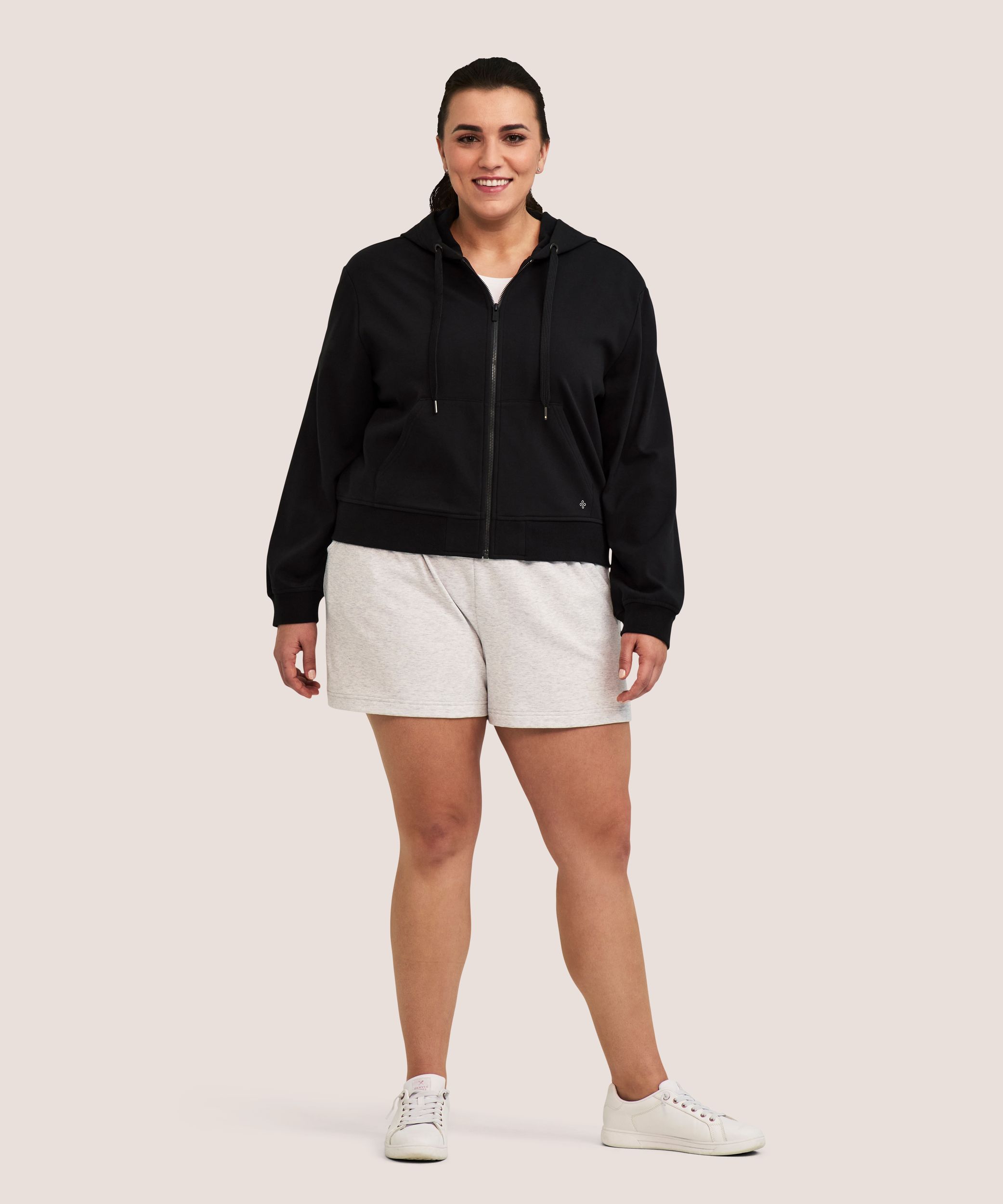 Chandail à capuche décontracté à fermeture à glissière pour femmes, Shambhala