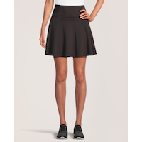 Shambhala Women's Live-In Comfort High Rise Full Skort Front_Flat