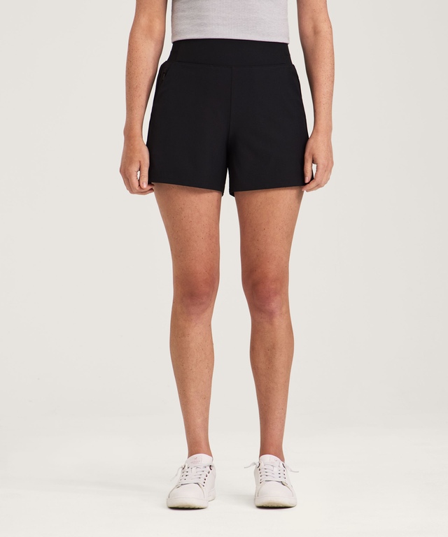 Shambhala Women's Mid Rise Stretch Woven Short
