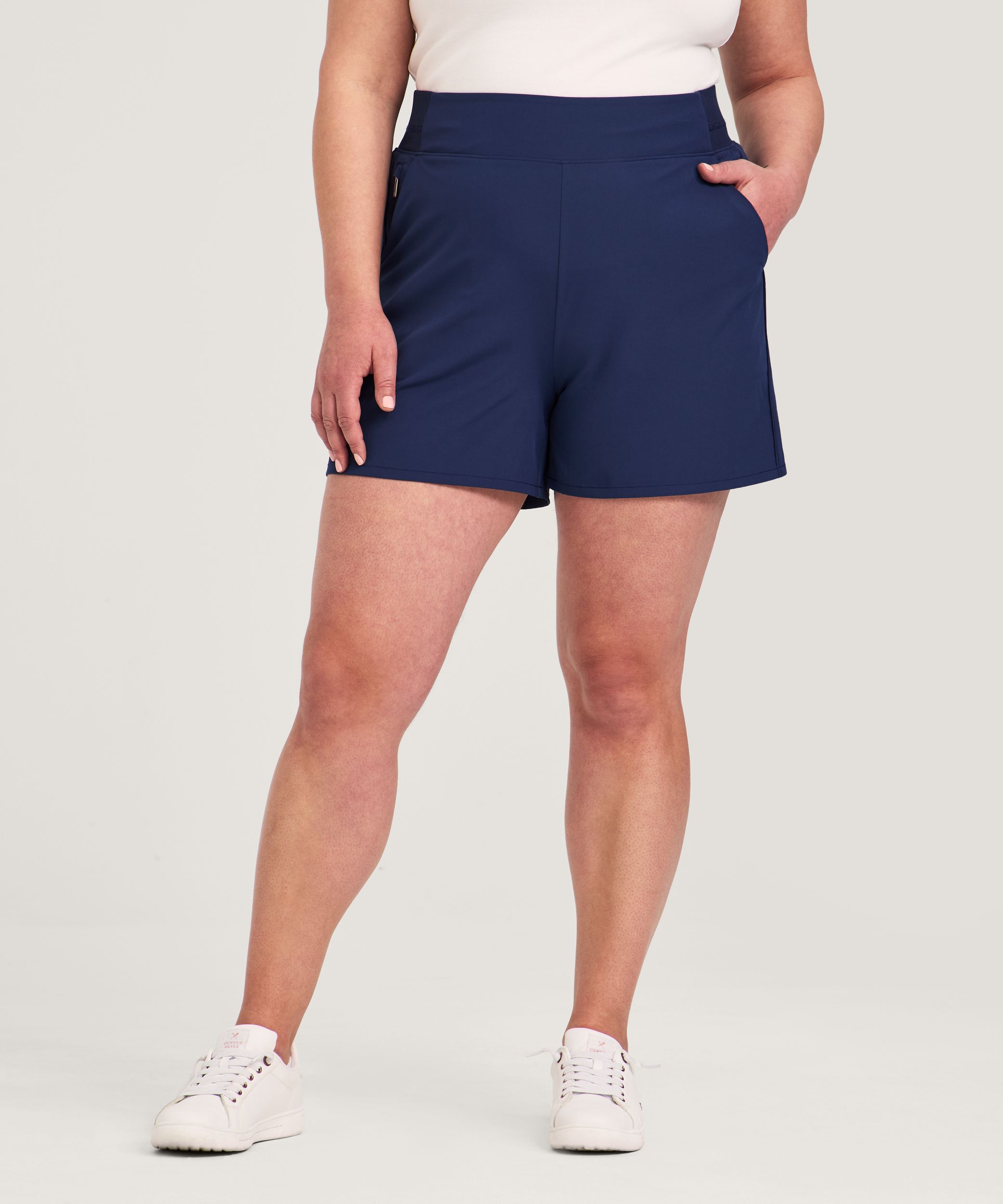 Short tissé extensible à taille mi-basse pour femmes, Shambhala