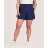 Short tissé extensible à taille mi-basse pour femmes, Shambhala