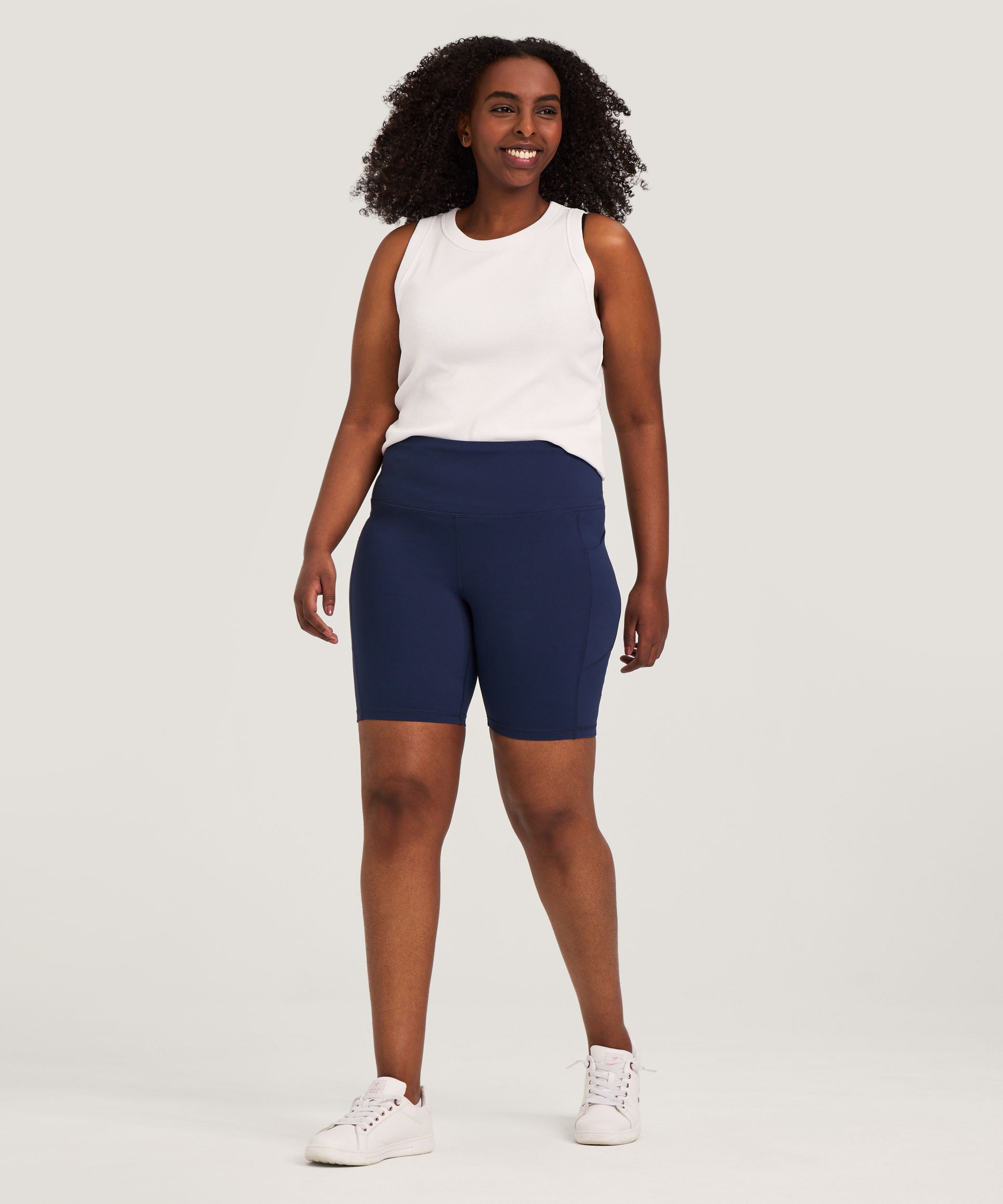 Short de vélo à taille haute et avec poches pour femmes, Live-in Confort, Shambhala