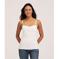Denver Hayes Women's Curve Tech Built In Bra Tank Front_Flat